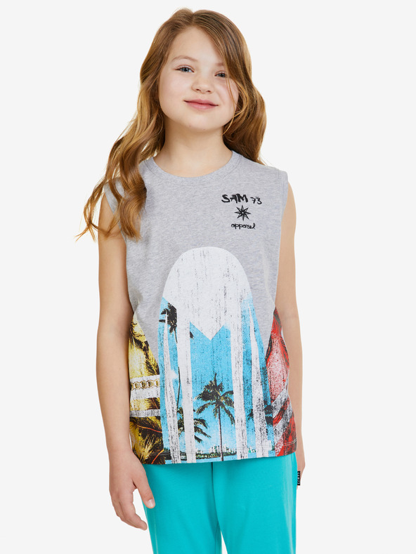 Sam 73 Canotta da ragazzo grigio chiaro SAM 73 Julius