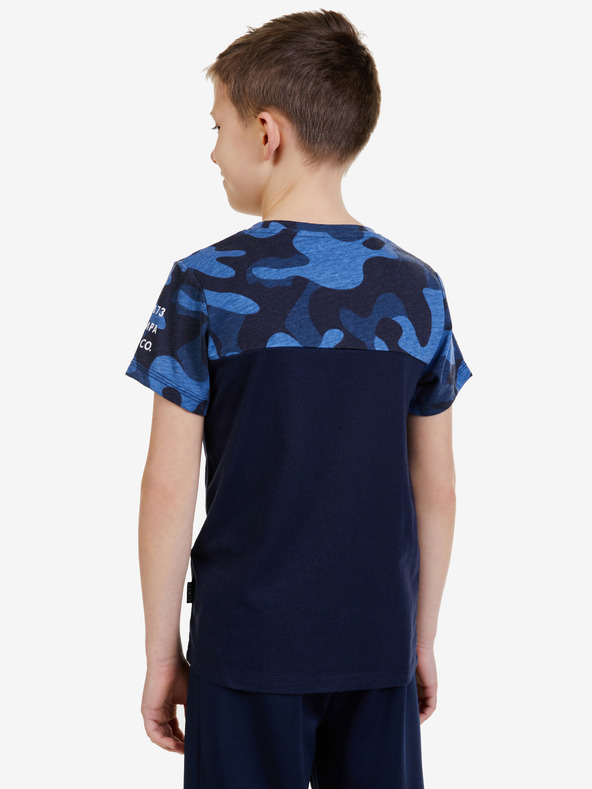 Sam 73 Maglietta fantasia blu scuro per bambino SAM 73 Moses