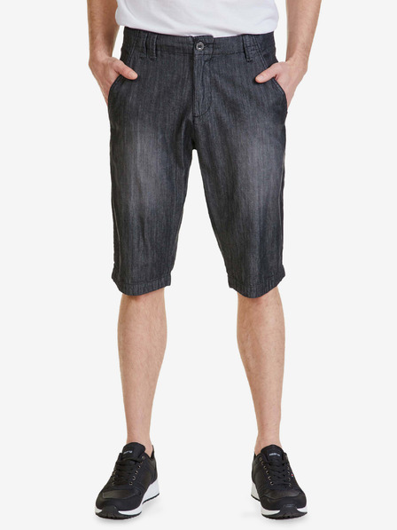 Sam 73 Pantaloncini di jeans neri da uomo SAM 73 Kieran