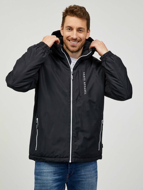 Sam 73 Giacca leggera da uomo nera SAM 73 Sigmund
