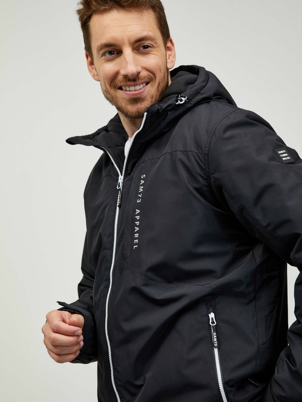 Sam 73 Giacca leggera da uomo nera SAM 73 Sigmund