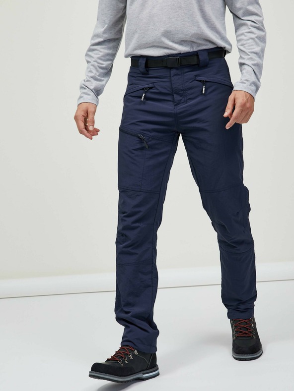 Sam 73 Pantaloni blu scuro da uomo con cintura SAM 73 Ikanto