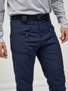 Sam 73 Pantaloni blu scuro da uomo con cintura SAM 73 Ikanto