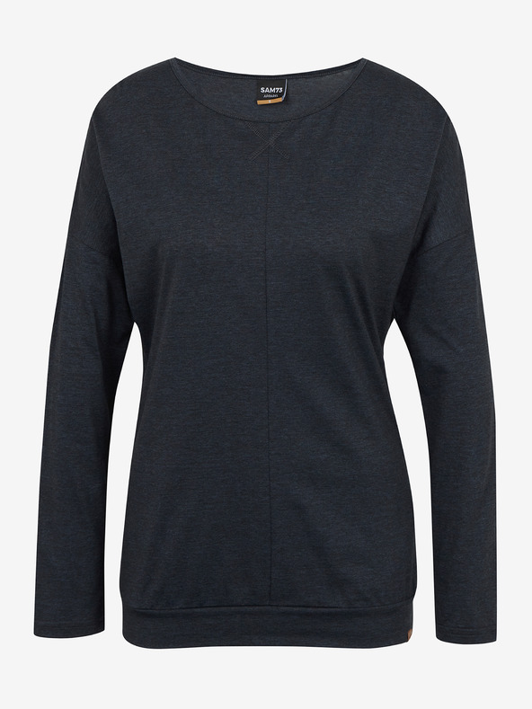 Sam 73 Maglietta basic a maniche lunghe nera da donna SAM 73 Azuka