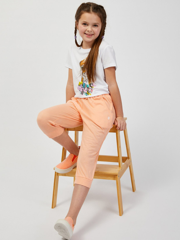 Sam 73 Pantaloni a tre quarti da bambina color albicocca SAM73 Rudolph