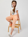 Sam 73 Pantaloni a tre quarti da bambina color albicocca SAM73 Rudolph