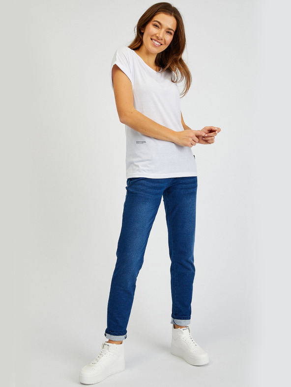 Sam 73 T-shirt bianca da donna SAM73 Dorado