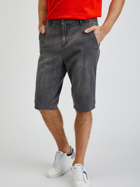 Sam 73 Pantaloncini di jeans da uomo grigio scuro SAM73 Aquarius
