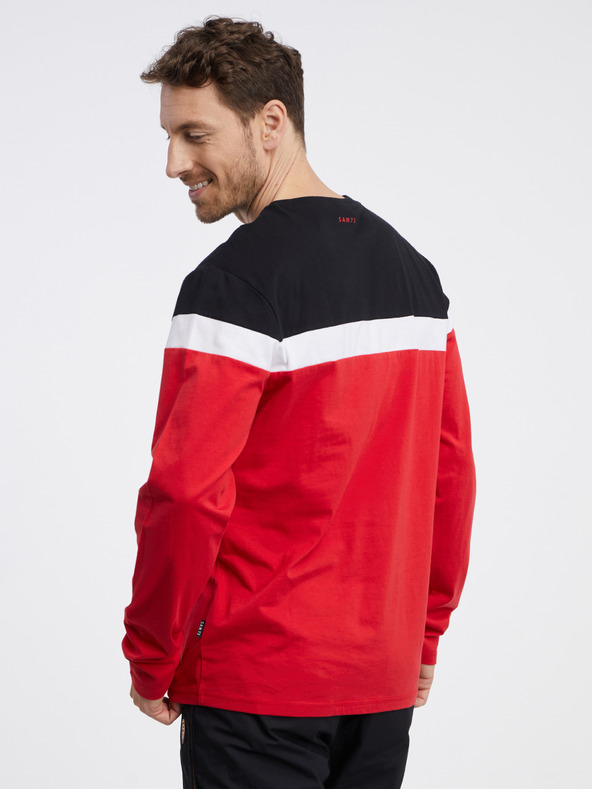 Sam 73 Maglietta da uomo rossa SAM 73 Remus