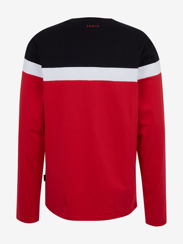 Sam 73 Maglietta da uomo rossa SAM 73 Remus