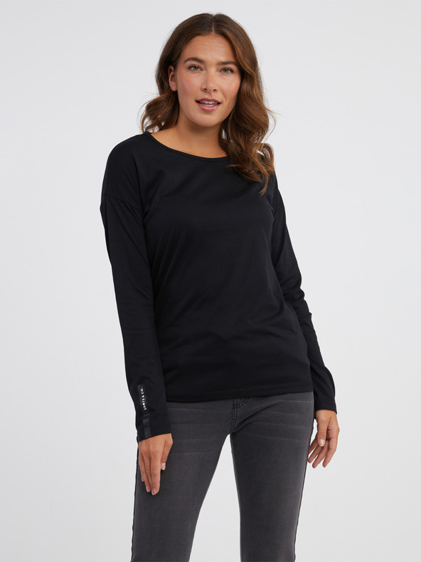 Sam 73 Maglietta a maniche lunghe nera da donna SAM 73 Patty