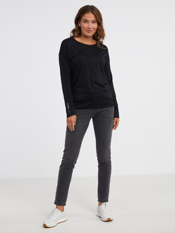 Sam 73 Maglietta a maniche lunghe nera da donna SAM 73 Patty