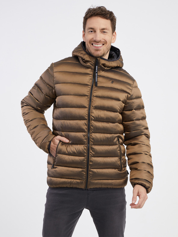 Sam 73 Giacca trapuntata marrone da uomo SAM 73 Spider