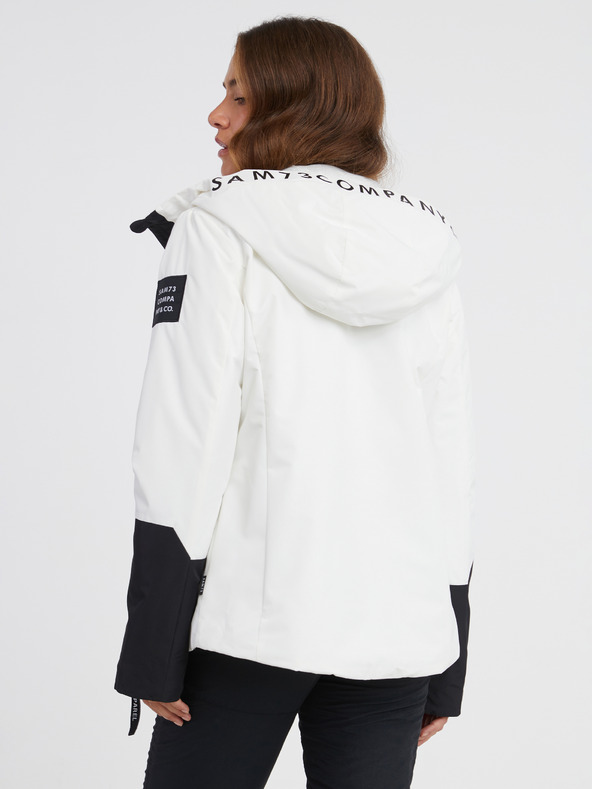 Sam 73 Giacca da donna bianca e nera SAM 73 Minerva