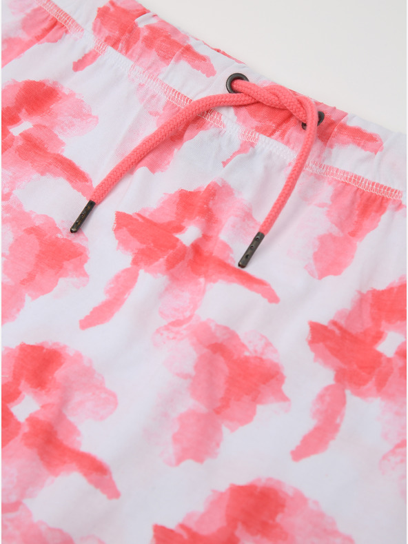 Sam 73 Gonna a fantasia bianca e rosa per bambina SAM 73