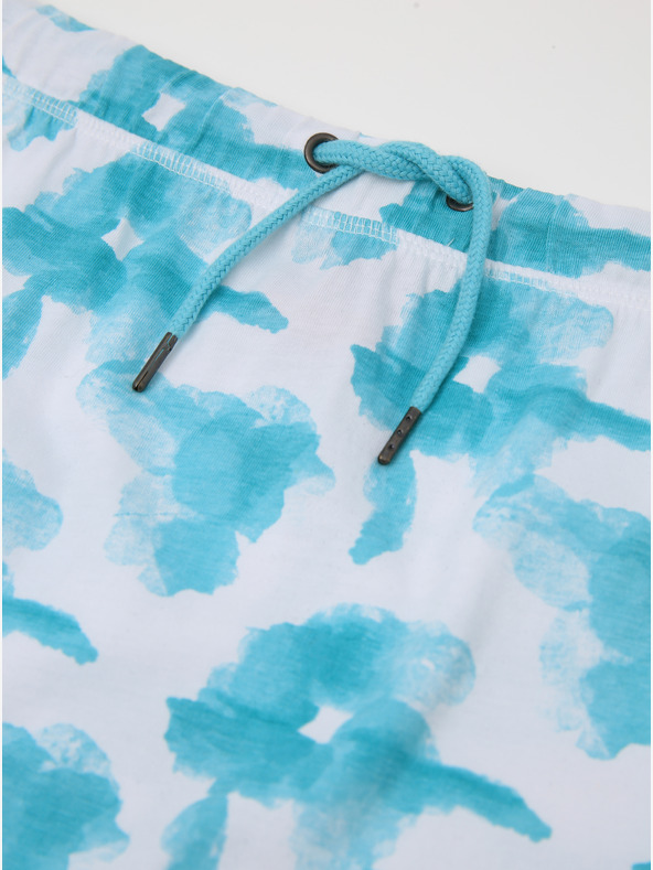 Sam 73 Gonna fantasia bambina bianca e turchese SAM 73