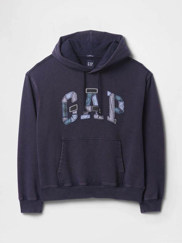 GAP Felpa oversize Patchwork Logo Americana GAP