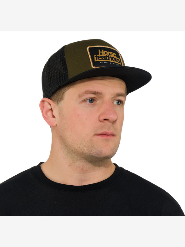 Horsefeathers Berretto Caster - oliva HORSEFEATHERS