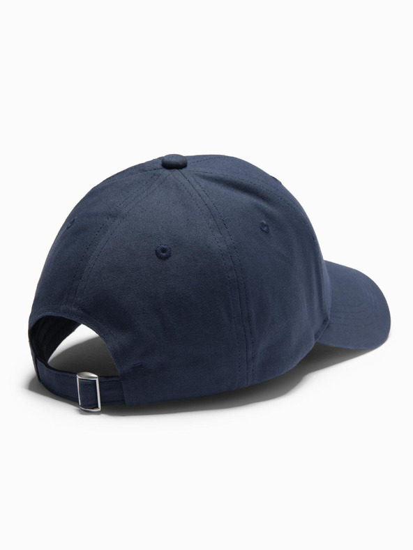 Ombre Clothing Berretto da baseball da uomo con patch rettangolare blu scuro Ombre Clothing