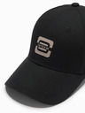 Ombre Clothing Cappello da baseball da uomo con logo nero Ombre Clothing