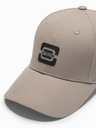 Ombre Clothing Cappello da baseball da uomo con logo grigio Ombre Clothing