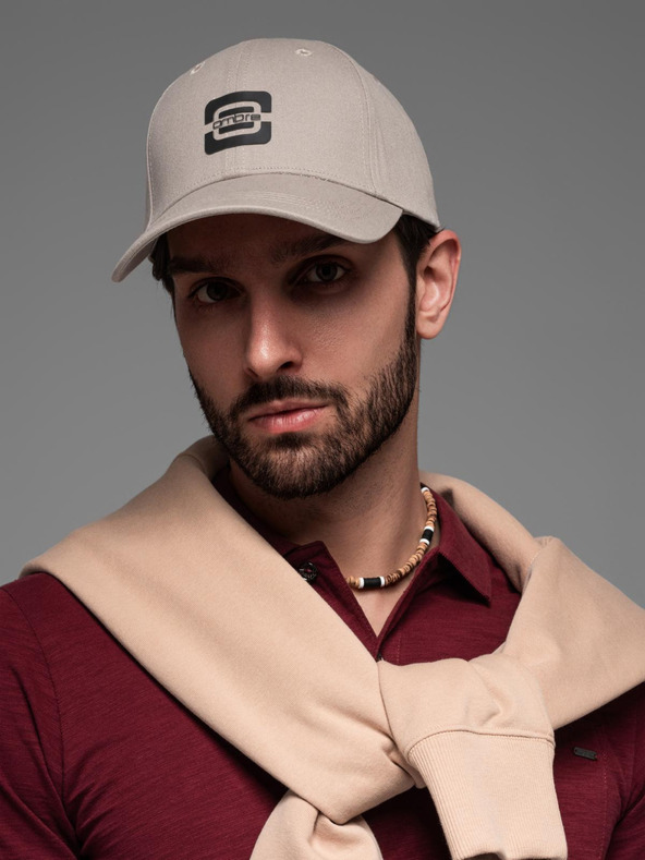 Ombre Clothing Cappello da baseball da uomo con logo grigio Ombre Clothing