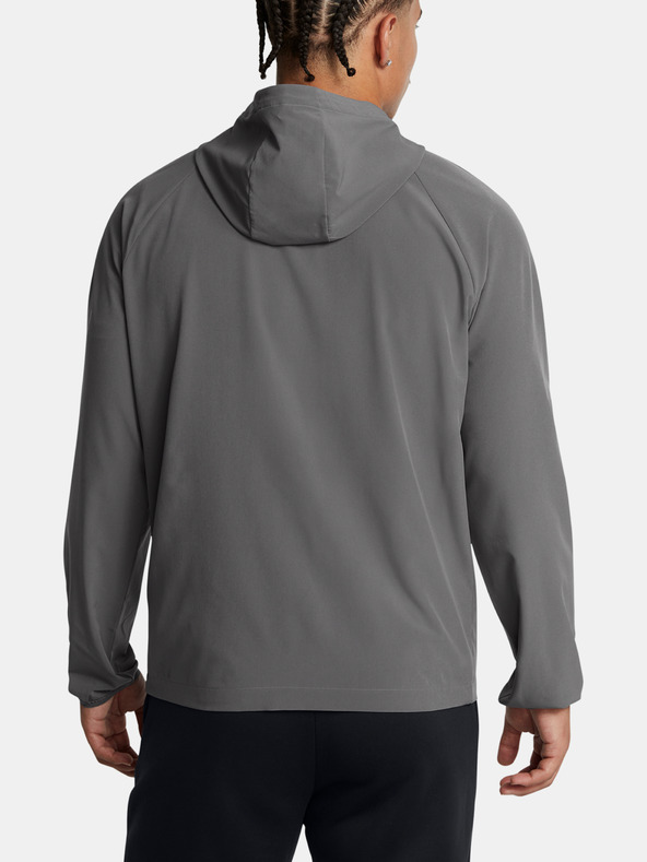 Under Armour Uomo Under Armour UA Stretch Wvn Giacca a vento-EU-GRY