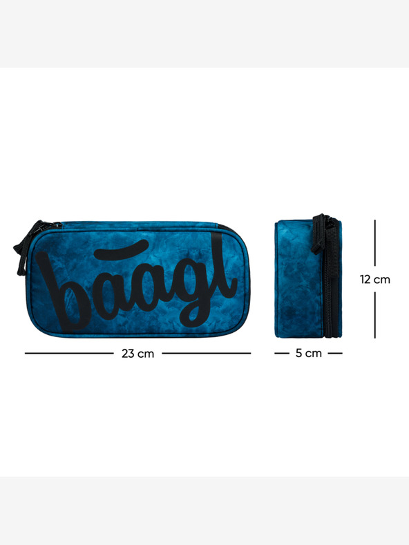 BAAGL  Astuccio scuola blu Baagl Ocean