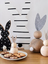 Kaemingk Set di due decorazioni in legno a forma di coniglio Kaemingk (2 pz.)