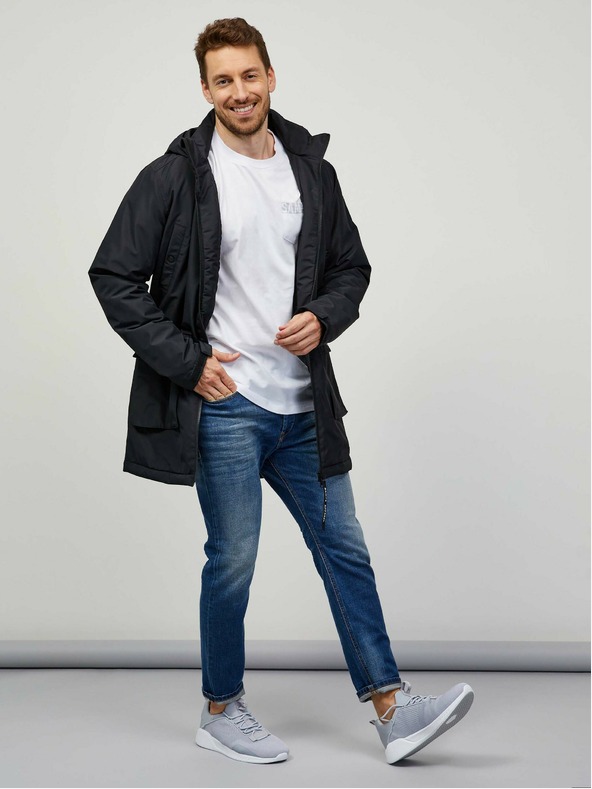 Sam 73 Cappotto nero da uomo SAM 73 Edward