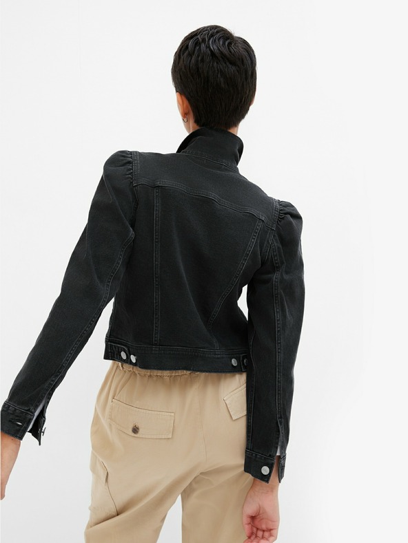 GAP Giacca nera da donna in denim GAP