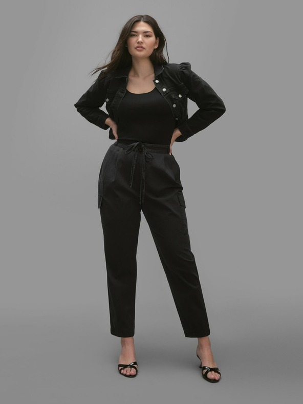 GAP Giacca nera da donna in denim GAP