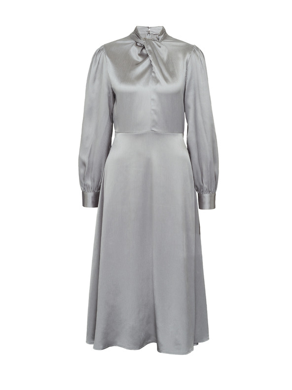 Orsay Abito midi donna argento ORSAY