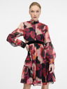 Orsay Abito da donna al ginocchio a fantasia rossa ORSAY