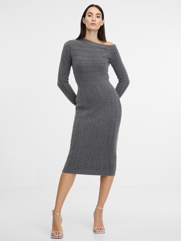 Orsay Abito midi grigio senza maniche da donna ORSAY