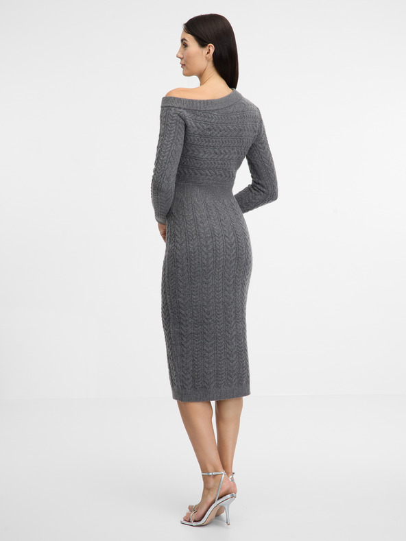 Orsay Abito midi grigio senza maniche da donna ORSAY