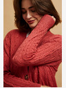 Moodo Cardigan donna rosso Moodo