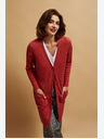 Moodo Cardigan donna rosso Moodo