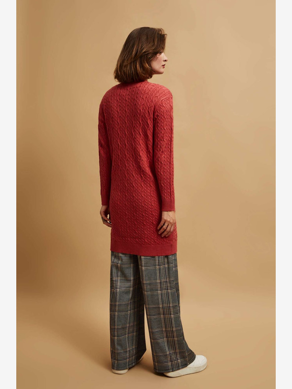 Moodo Cardigan donna rosso Moodo