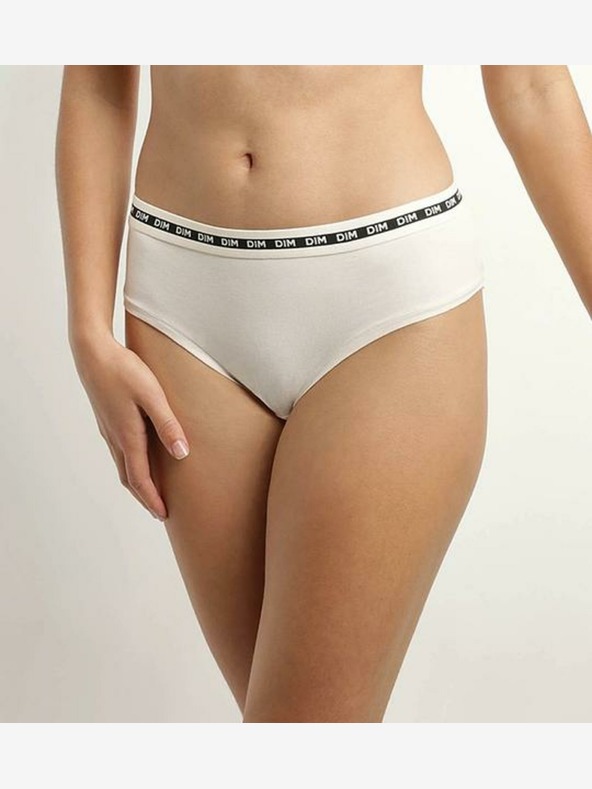 DIM Mutandine da donna - bianco sporco