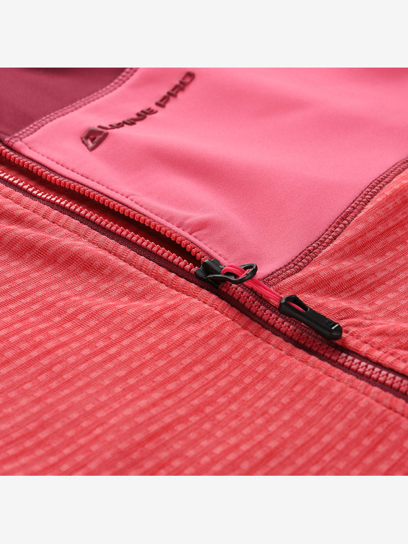 ALPINE PRO Felpa da donna ad asciugatura rapida con cappuccio e cool-dry ALPINE PRO