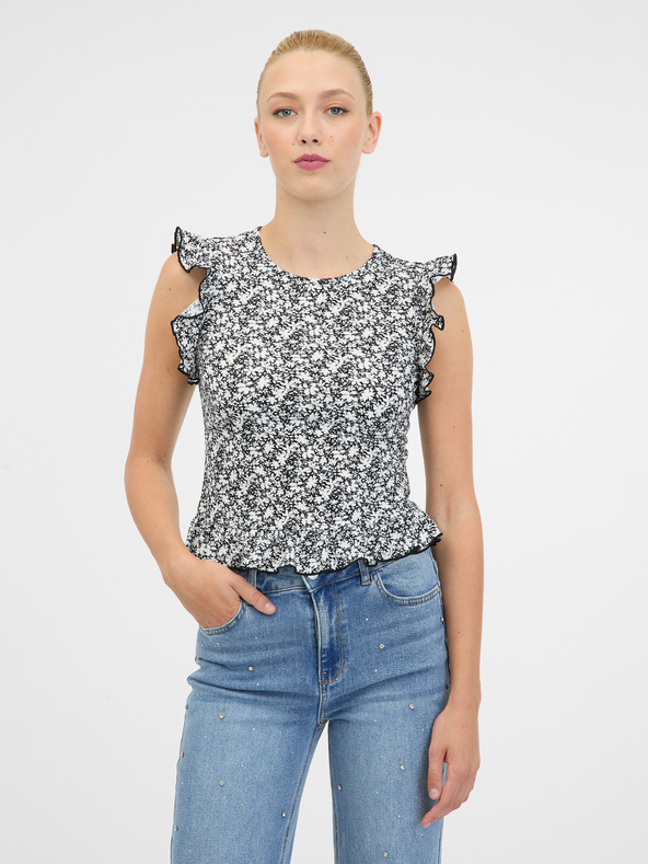 Orsay Maglietta nera a maniche corte da donna ORSAY