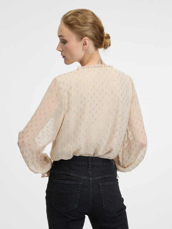 Orsay Camicetta a maniche lunghe beige da donna ORSAY