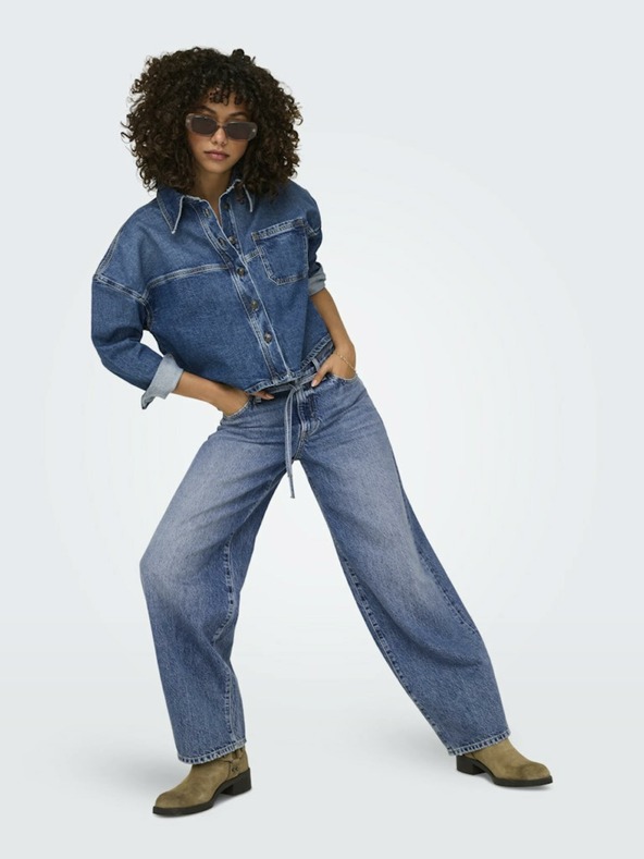 ONLY Jeans dritti blu da donna ONLY