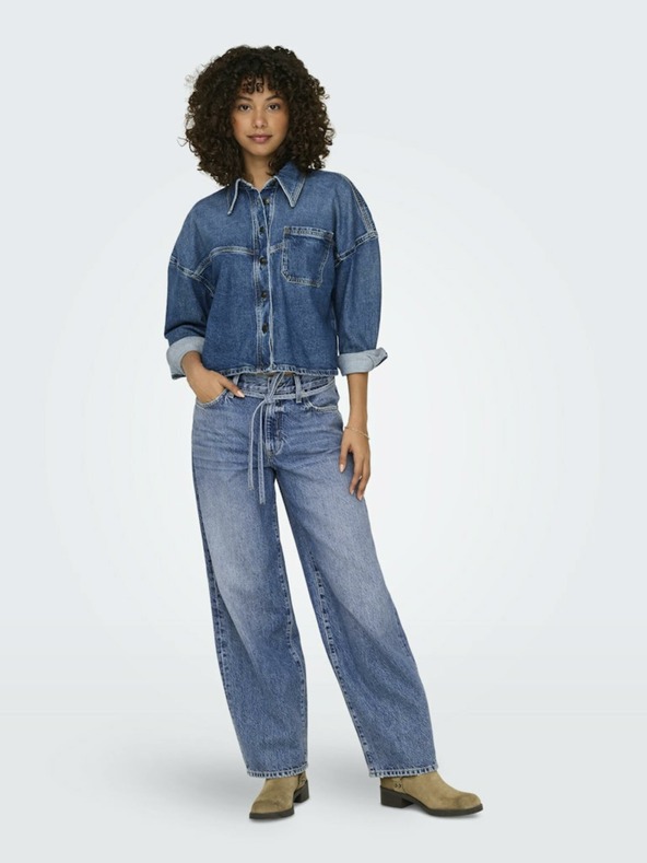 ONLY Jeans dritti blu da donna ONLY