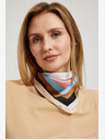 Moodo Sciarpa Moodo beige e rosa da donna