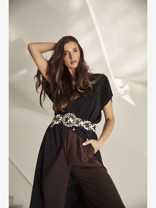 Moodo Cintura da donna bianca e nera Moodo