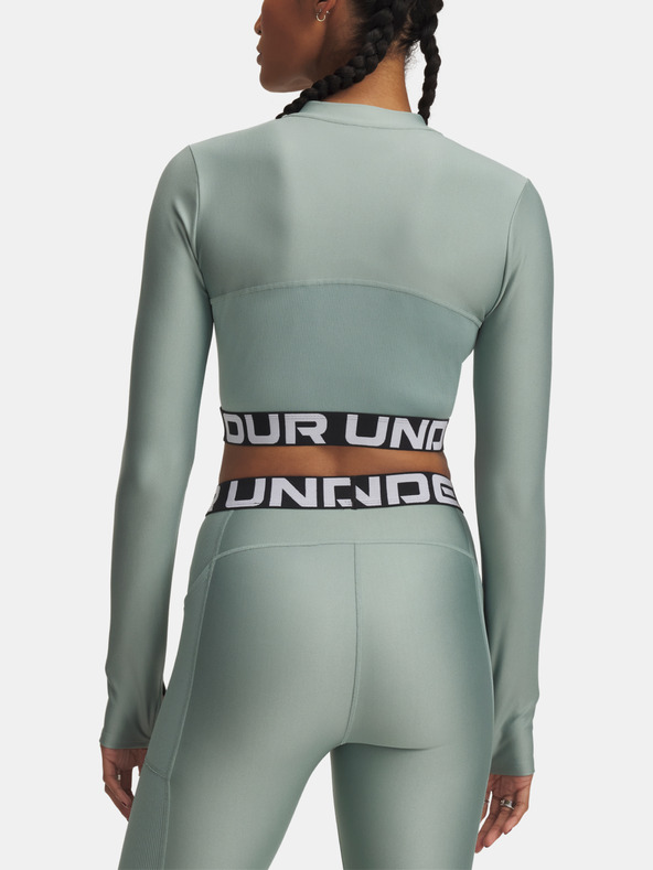 Under Armour Maglietta HeatGear Rib 1/4 Zip LS Under Armour Donna