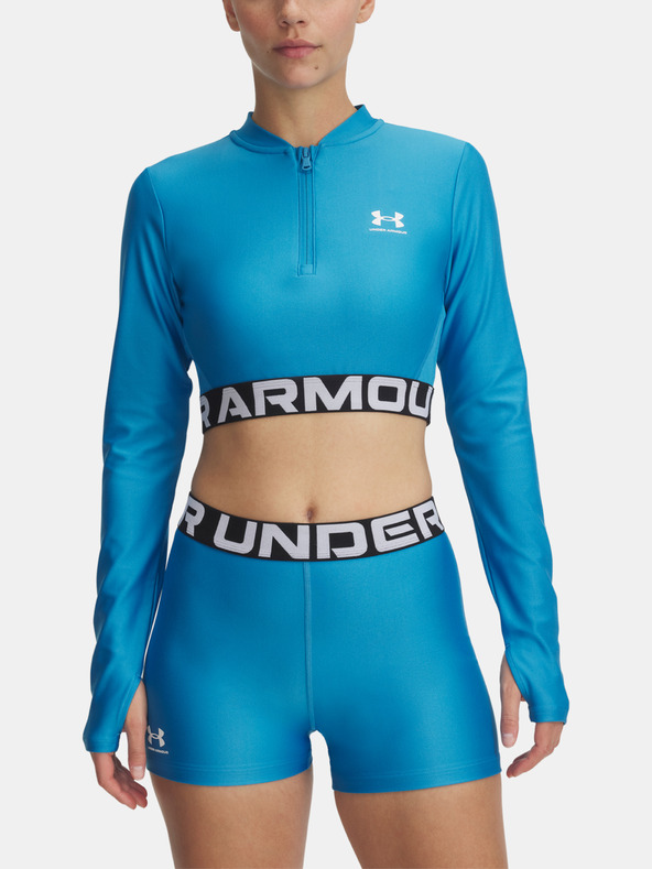 Under Armour Maglietta HeatGear Rib 1/4 Zip LS Under Armour Donna