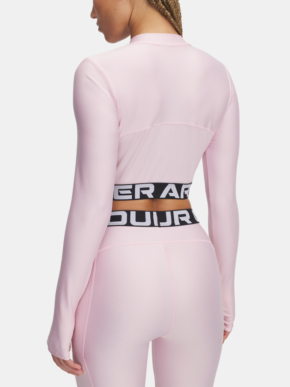 Under Armour Maglietta HeatGear Rib 1/4 Zip LS Under Armour Donna